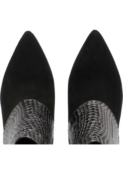 Siyah Hakiki Süet Deri Kadın Klasik Bot - K23K1BT67061-N3P indirimleri