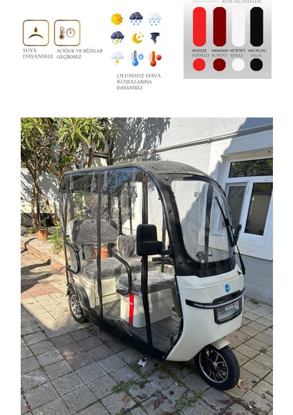 Altemur 3000 Üç Tekerli Motor Brandası - Siyah fırsatları