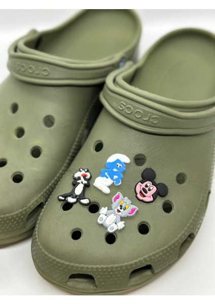 Terlik Süsü Jibbitz Özel Figürler 5 (4 Adet) fırsatları