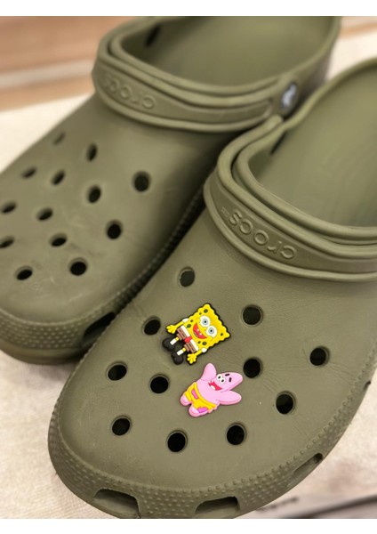 Terlik Süsü Jibbitz Sungerbob ve Patrick (2 Adet)