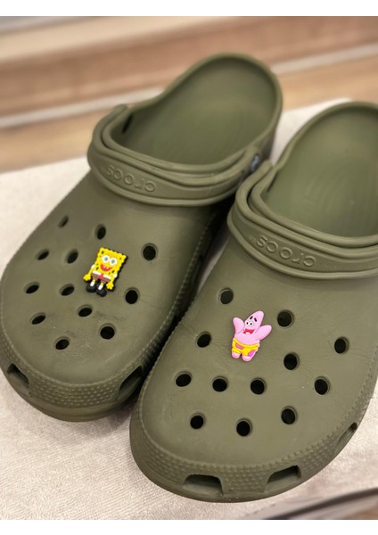 Terlik Süsü Jibbitz Sungerbob ve Patrick (2 Adet) fırsatları