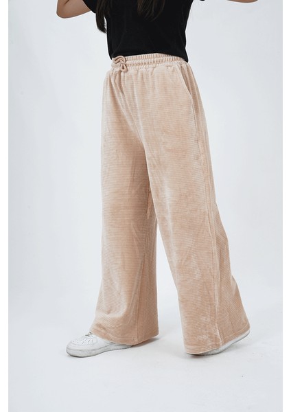 Kız Çocuk İspanyol Paça Kadife Jogger Pantolon fiyatları