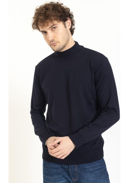 Vs Erkek Yarım Balıkçı Kazak 22 18 Trk 23K Lacivert modelleri