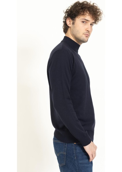 Vs Erkek Yarım Balıkçı Kazak 22 18 Trk 23K Lacivert fırsatları