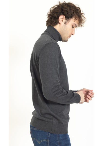 Vs Erkek Tam Balıkçı Kazak 22 19 Trk 23K Gri indirimleri