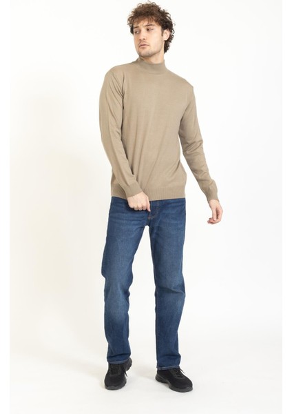 Vs Erkek Yarım Balıkçı Kazak 22 18 Trk 23K Bej fiyatları