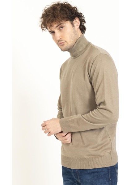 Vs Erkek Tam Balıkçı Kazak 22 19 Trk 23K Bej fırsatları