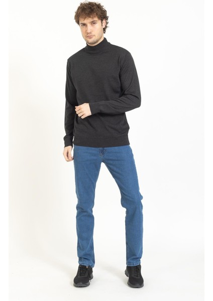 Vs Erkek Yarım Balıkçı Düz Kazak 22 7 Trk 23K K.gri fiyatları