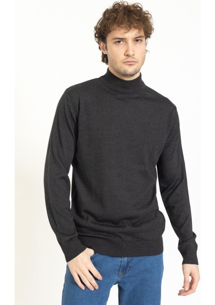 Vs Erkek Yarım Balıkçı Düz Kazak 22 7 Trk 23K K.gri modelleri