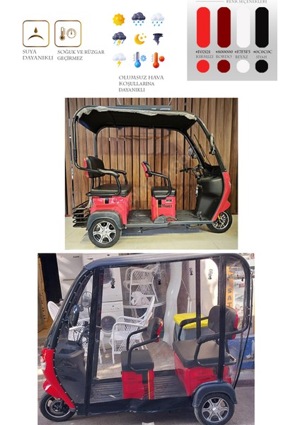 Jpn Anton Maact 3 Tekerli Motor Brandası - Siyah