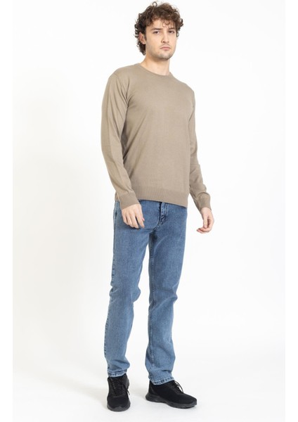 Vs Erkek Bisiklet Yaka Kazak 22 17 Trk 23K Bej modelleri