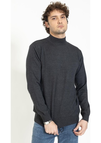 Vs Erkek Yarım Balıkçı Kazak 22 18 Trk 23K Gri fırsatları