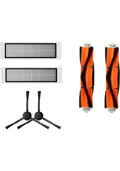 Xiaomi Vacuum Mop Pro 2 Plus (STYTJ02ZHM) Robot Süpürge Uyumlu 6'lı Yedek Parça Seti
