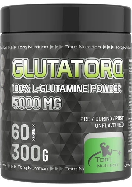 Torq Nutrition Glutatorq %100 L Glutamine Powder 300 Gr 60 Servis