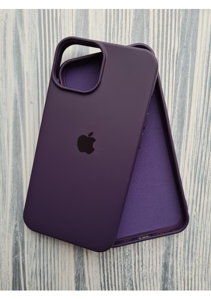 Apple iPhone 14 (6.1) Uyumlu Lansman Içi Kadife Silikon Kılıf