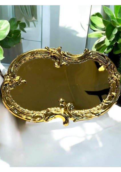Royking Gold Kahve Sunum ve Servis Tepsisi 30X19 cm Eyp 009 fiyatları