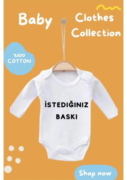 Istediğiniz Baskı Yapılabilen Özel Baskılı Pamuklu Çıtçıtlı Bebek Zıbını fiyatları