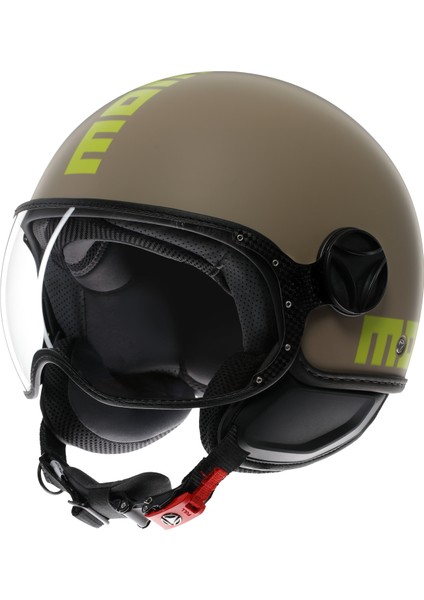 Momodesign Fgtr Classic Matt Sand Lime Açık Kask