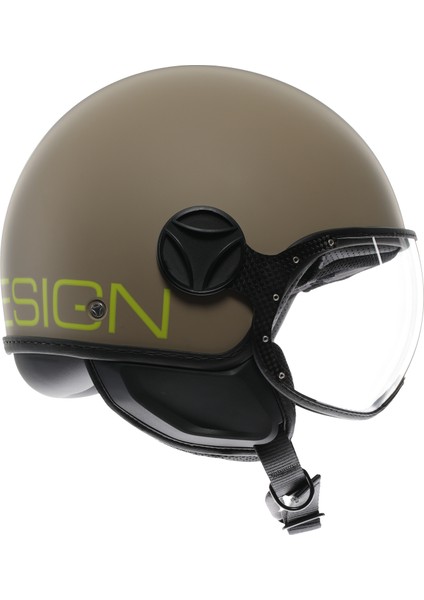 Momodesign Fgtr Classic Matt Sand Lime Açık Kask