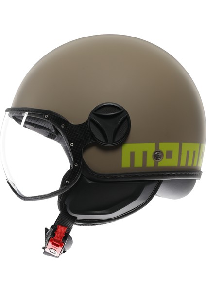 Momodesign Fgtr Classic Matt Sand Lime Açık Kask