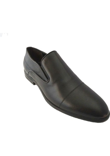 236-24 Hakiki Deri Lastikli Anatomik Erkek Ayakkabı