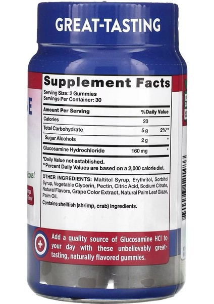 Glucosamine Advanced Gummies Orange Pineapple 60 Gummies