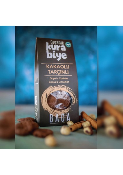 Organik Kakaolu Tarçınlı Kurabiye 55 gr fiyatları
