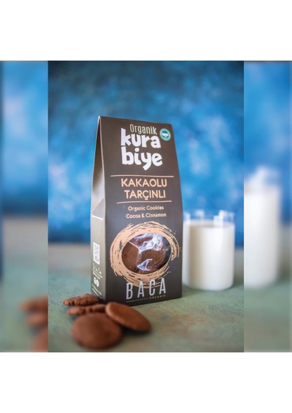 Organik Kakaolu Tarçınlı Kurabiye 55 gr fırsatları