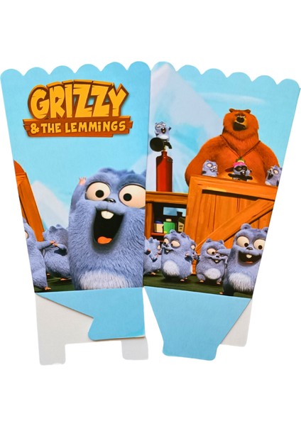 Grizzy Mısır Kutusu (Grizzy&lemmings Popcorn) 16'lı