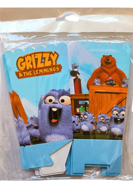 Grizzy Mısır Kutusu (Grizzy&lemmings Popcorn) 16'lı