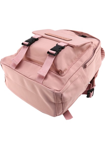 Moda Sırt Çantası Düz Renk Okul Çantaları Genç Kız Için Rahat Seyahat Sırt Çantası Büyük Kapasiteli Kanvas Çanta Kadın Sırt Çantası Pembe (Yurt Dışından) fırsatları