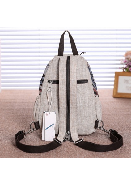 Bayanlar Sırt Çantası Eğlence Tüm Maç Çiçek Retro Omuz Çantası Retro Kadın Gezi Sırt Çantası (Yurt Dışından) fiyatları