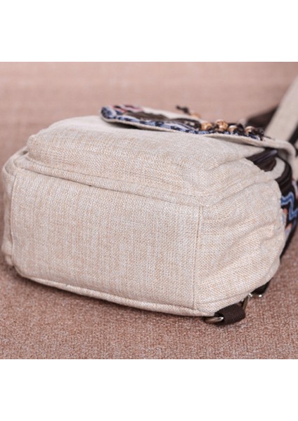 Bayanlar Sırt Çantası Eğlence Tüm Maç Çiçek Retro Omuz Çantası Retro Kadın Gezi Sırt Çantası (Yurt Dışından) indirimleri