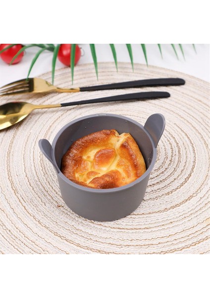 DZ201 Foodi Yumurta Kaçak Avcılık Hava Fritöz Yumurta Avcılık Için 4 Adet, Hava Fritöz Siyah Için Silikon Ramekins (Yurt Dışından)