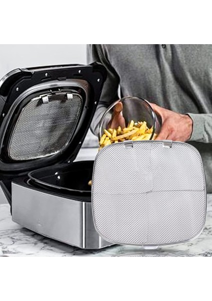 Foodi AG301 5'i 1 Arada Iç Mekan Izgarası Için Yedek Sıçrama Kalkanı, Paslanmaz Çelik AG300 AG300C AG301C AG302 AG400 (Yurt Dışından)