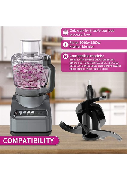 Blender Bıçağının Değiştirilmesi, Ni-Nja 64 Oz Sürahi BN601 BN801 Için Blender Yedek Parçalarının Değiştirilmesi (Yurt Dışından)