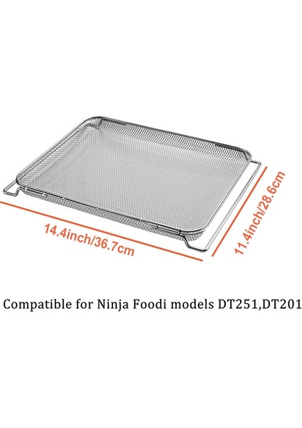 Foodi DT251 DT201 DT200 Hava Fritöz Fırını Için Yedek Hava Kızartma Sepeti, Paslanmaz Çelik Hava Fritöz Fırın Aksesuarları (Yurt Dışından) fırsatları