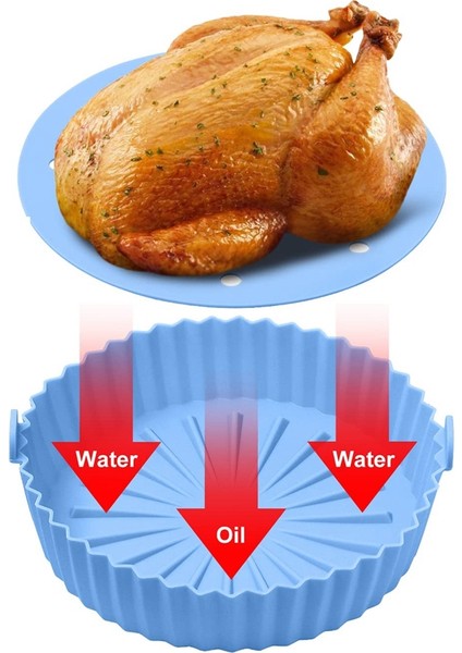 9,4 Inç Yeniden Kullanılabilir Hava Fritöz Gömlekleri, Gıda Güvenli Hava Fritöz Fırın Aksesuarları, Hava Fritöz Sepeti Için (5qt Veya Daha Büyük) (Yurt Dışından)