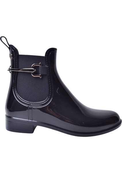 W10173-002 Urban Trabilla Negro Kadın Su Geçirmez Bot