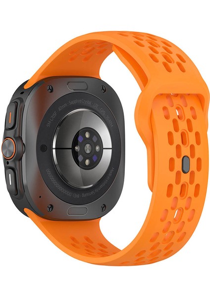 Galaxy Watch Ultra 47MM KRD-119 Delikli Tasarım Silikon Kordon-Mavi Açık fırsatları