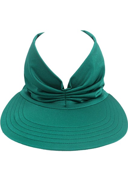 Anti Yaz Viz Lastikli Kadın Kız Güneş Şı Gorras Yeşil (Yurt Dışından) fiyatları