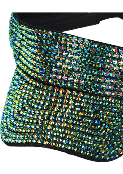 Kadın Tenis Yeşili Için Rhinestones Güneş Ş Viz Kapakları (Yurt Dışından) indirimleri