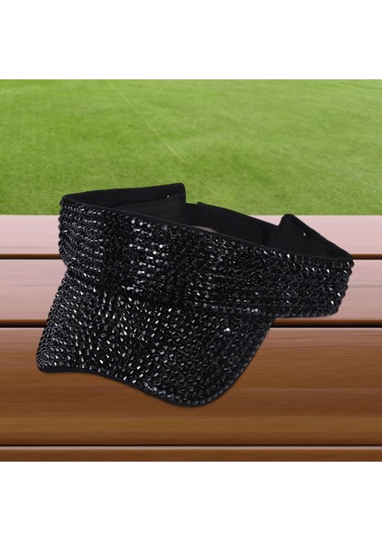Bling Rhinestones Güneş Ş Ayarlanabilir Yaz Kap Parti Yürüyüş (Yurt Dışından)