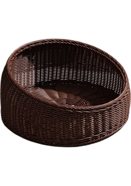 Yaz Yavru Için Yuvarlak Pet Rattan Uyku Ğı (Yurt Dışından) modelleri