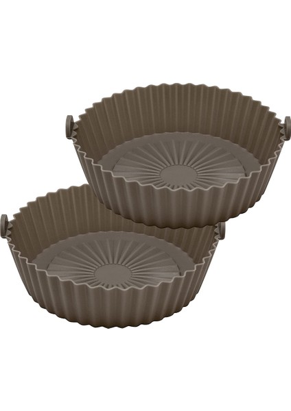 Hava Fritözü Silikon Tencere, Yapışmaz Hava Fritözleri Silikon Astar Isıya Dayanıklı, Yeniden Kullanılabilir Hava Fritözleri Fırın Aksesuarları Tepsisi (Yurt Dışından)