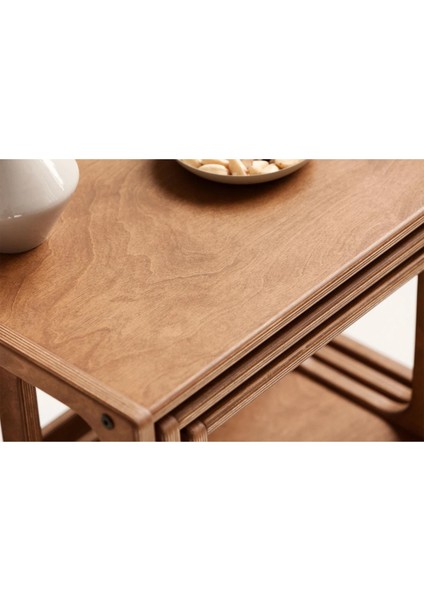 Line Masif Ahşap Zigon Sehpa 50X50 CPT4740-50