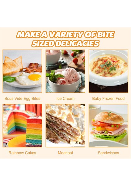 6 Adet Silikon Hava Fritöz Yumurta Kalıp Yeniden Kullanılabilir Yapışmaz Silikon Yumurta Isırığı Kalıp Muffin Liner Haşlanmış Yumurta Bardakları Mikrodalga Için (Yurt Dışından)
