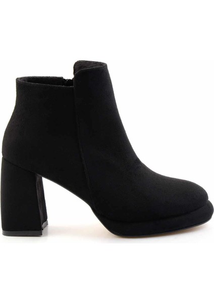 Siyah Süet Kadın Bot & Bootie K02231432002 fiyatları