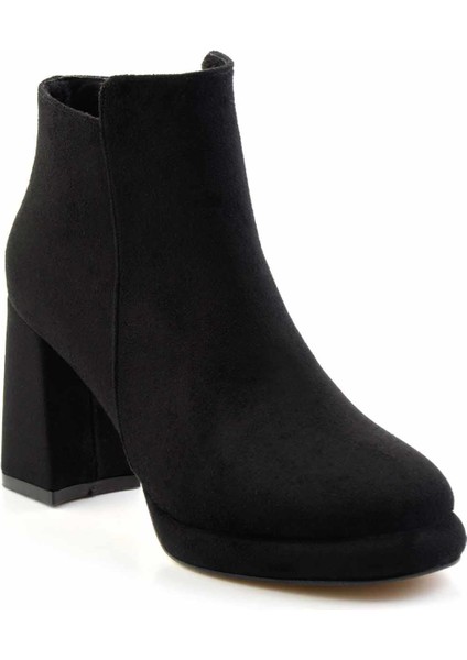 Siyah Süet Kadın Bot & Bootie K02231432002 modelleri