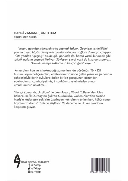 Hangi Zamandı Unuttum